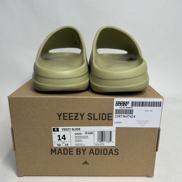 Adidas Yeezy Slide “Resin” GZ5551 Men’s 14 New
